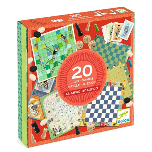 Classic Box 6+ - 20 Jeux | Djeco Classic Box 6+ - 20 Jeux | Djeco